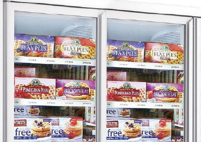 Convenience Store Display Freezer 4-Pane Triple-Layer Glass Door : Energy-Saving Low-E Coated Glass, No Condensed Water, Transparant & Clear Display Convenience Store Display Freezer 4-Pane Triple-Layer Glass Door : Energy-Saving Low-E Coated Glass, No Condensed Water, Transparant & Clear Display